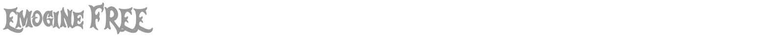 Emogine font preview